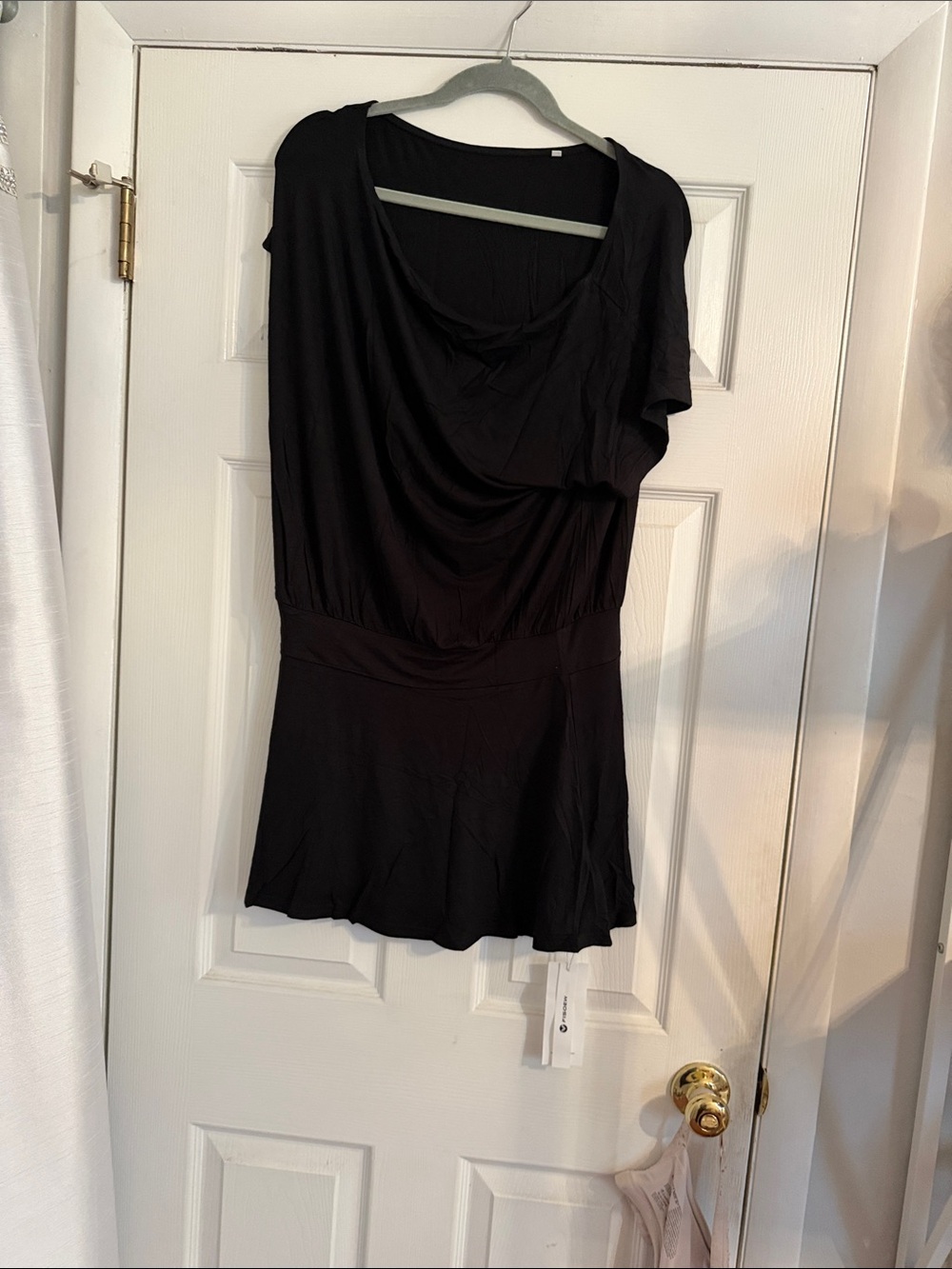 Black Women's Short Sleeve Dress